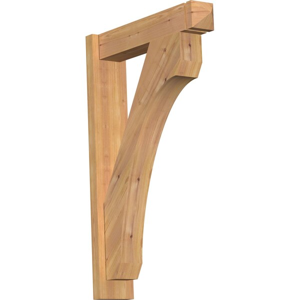 Ekena Millwork Legacy Arts & Crafts Smooth Outlooker, Western Red Cedar, 5 1/2"W x 24"D x 36"H OUT06X24X36LEC03SWR - main